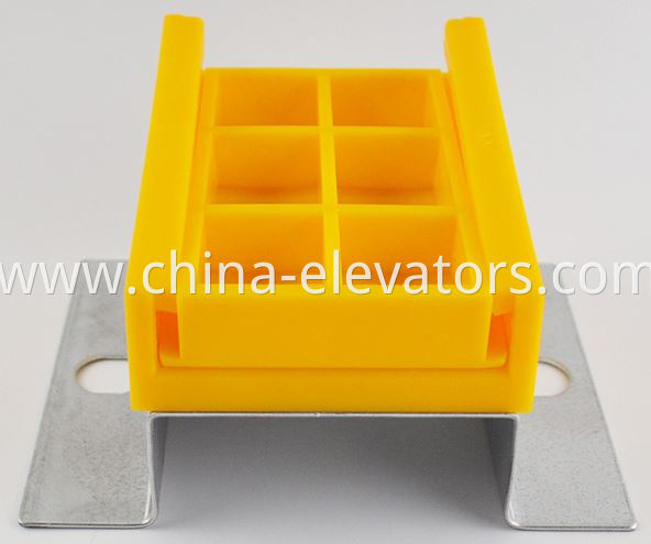 elevator traveling cable clamp with bracket